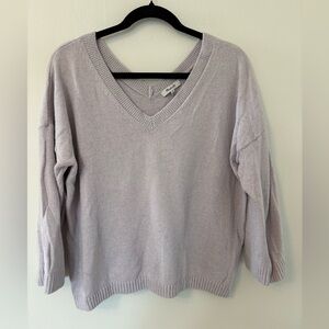 Madewell Purple V Neck Sweater size medium